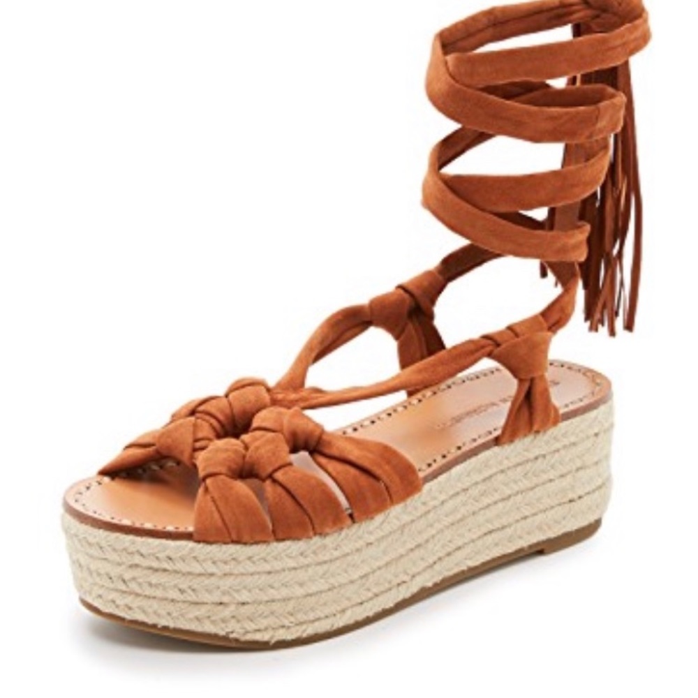 Sigerson Morrison Suede Wedges NWOT